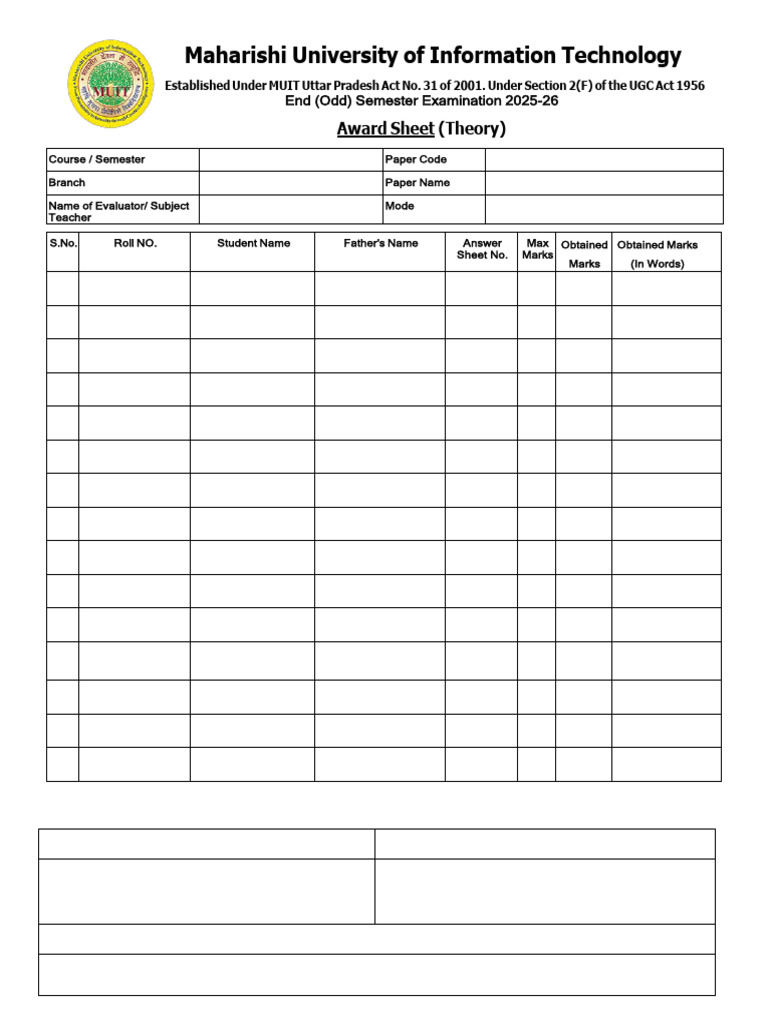 Ex Award Sheet Tth -NA | PDF