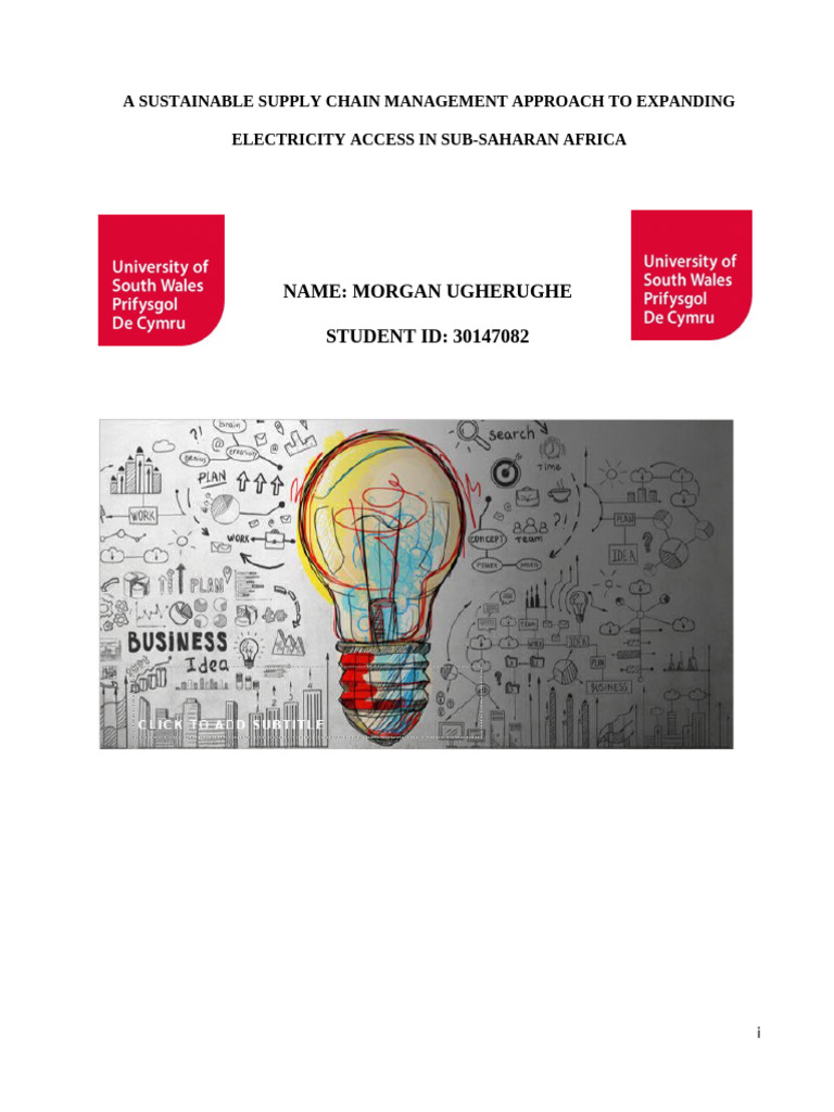 Final Sustainable Supply Chain Management Approach to Expanding ...