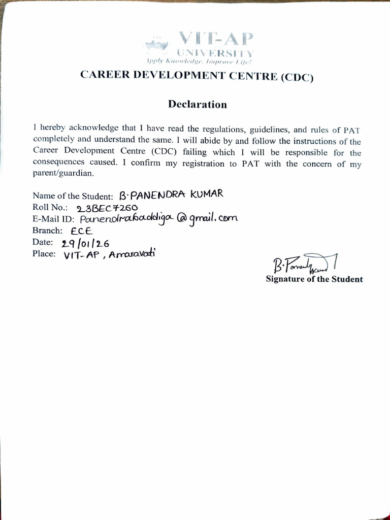 Declaration Form | PDF