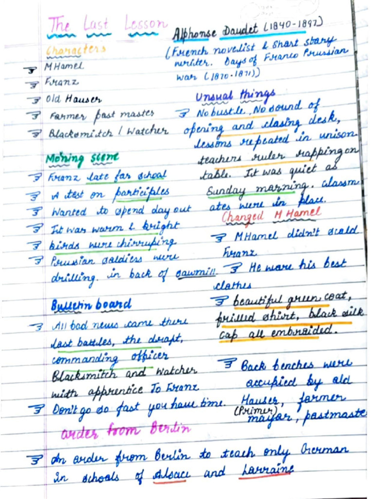 English Full Handwritten Notes | PDF