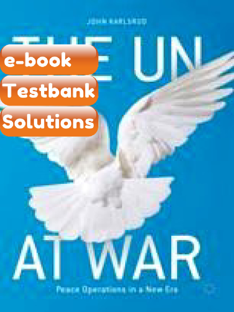 eBook & Testbank the UN at War Peace Operations in New Era 1st Edition ...