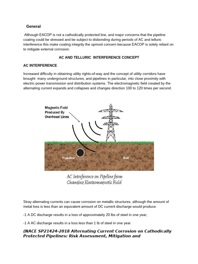 Ac and Telluric Interference Concept | PDF | Alternating Current ...