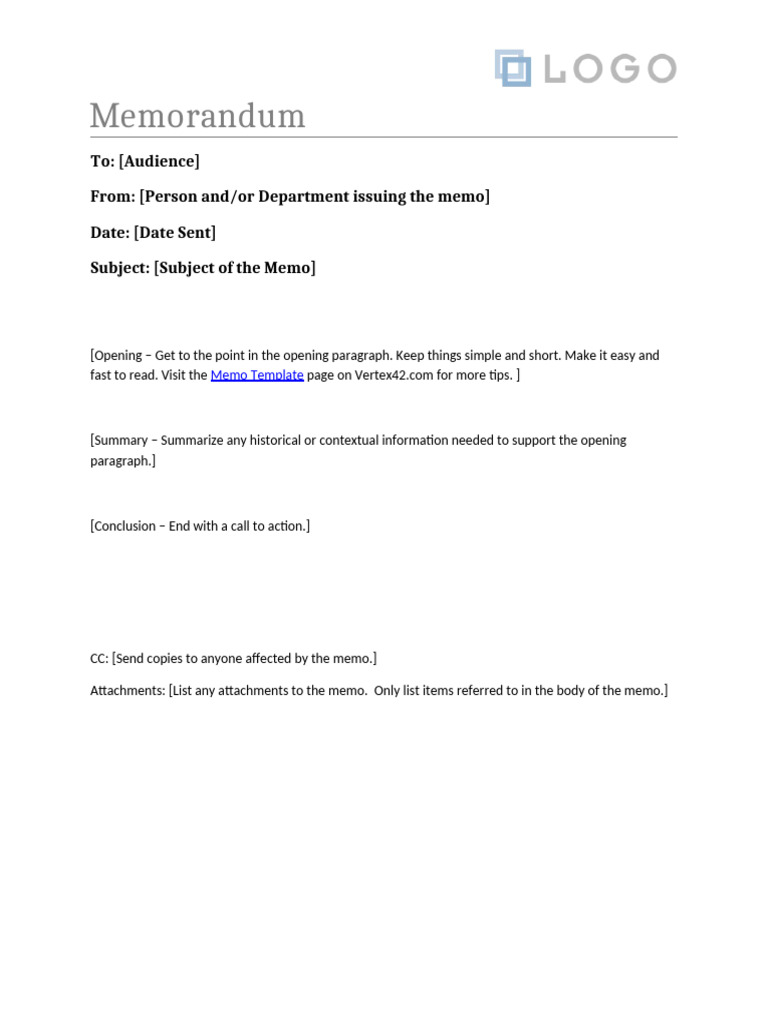 Memo Formal | PDF