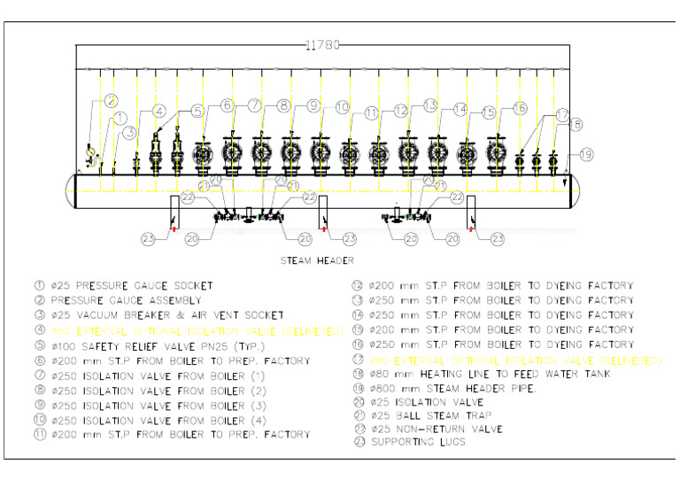 Steam Header Valves Rev | PDF