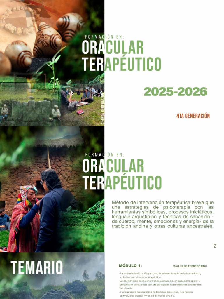 Oracular Terapéutico 2026 | PDF