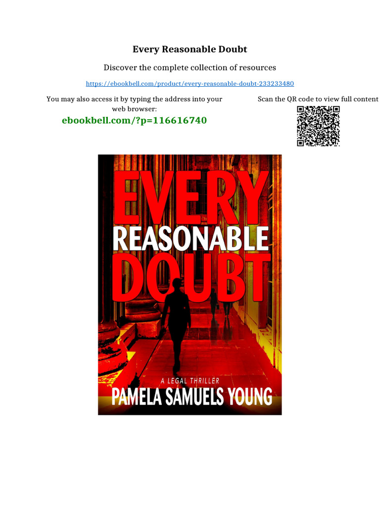 Every Reasonable Doubt Available Any Format | PDF | Babylonia | Marriage