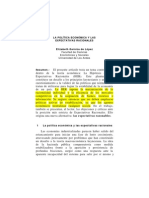 La Política Económica y Las Expectativas Racionales