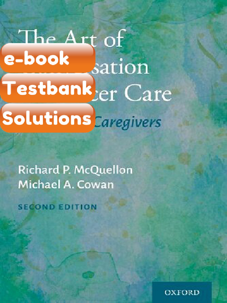 Ebook & Testbank The Art of Conversation in Cancer Care Lessons For ...