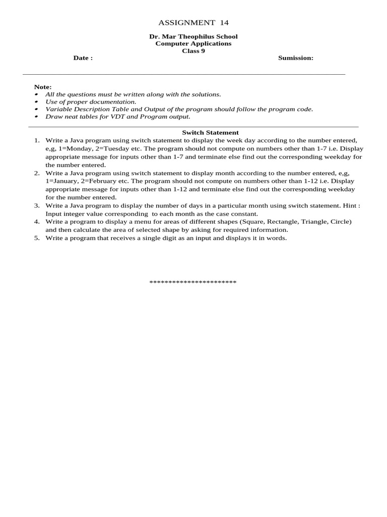 Assignment 14 | PDF