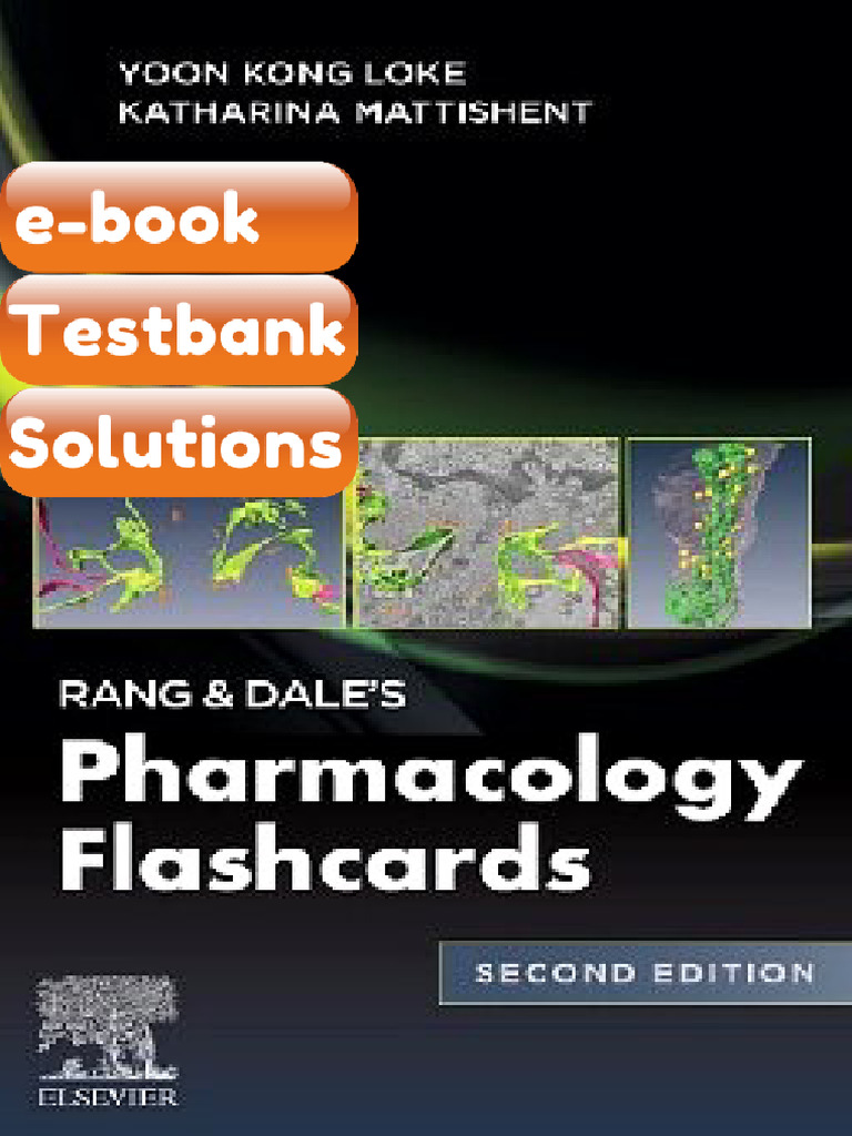 Rang Dales Pharmacology Flash Cards 2nd Edition Yoon Kong Loke Testbank ...