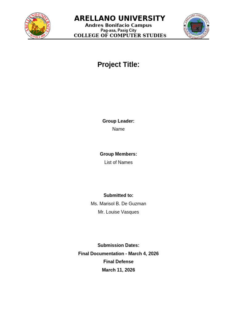 PROJECT DOCUMENTATION With Database Requirements | PDF | Unified ...