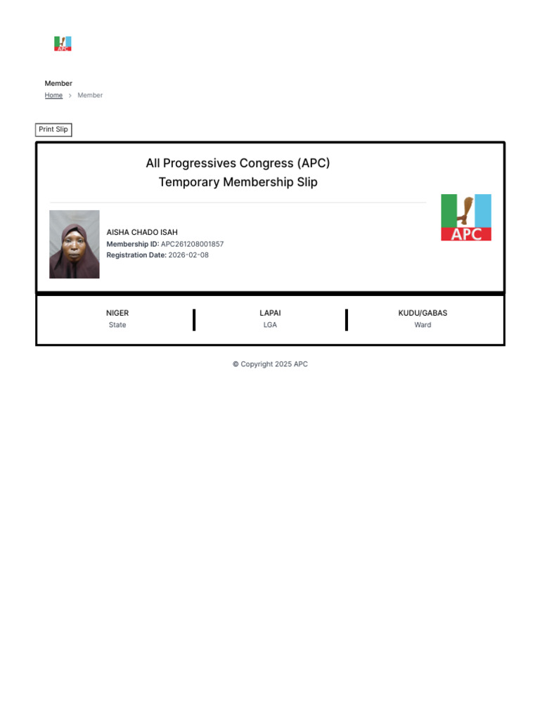 2APC Registration Portal | PDF