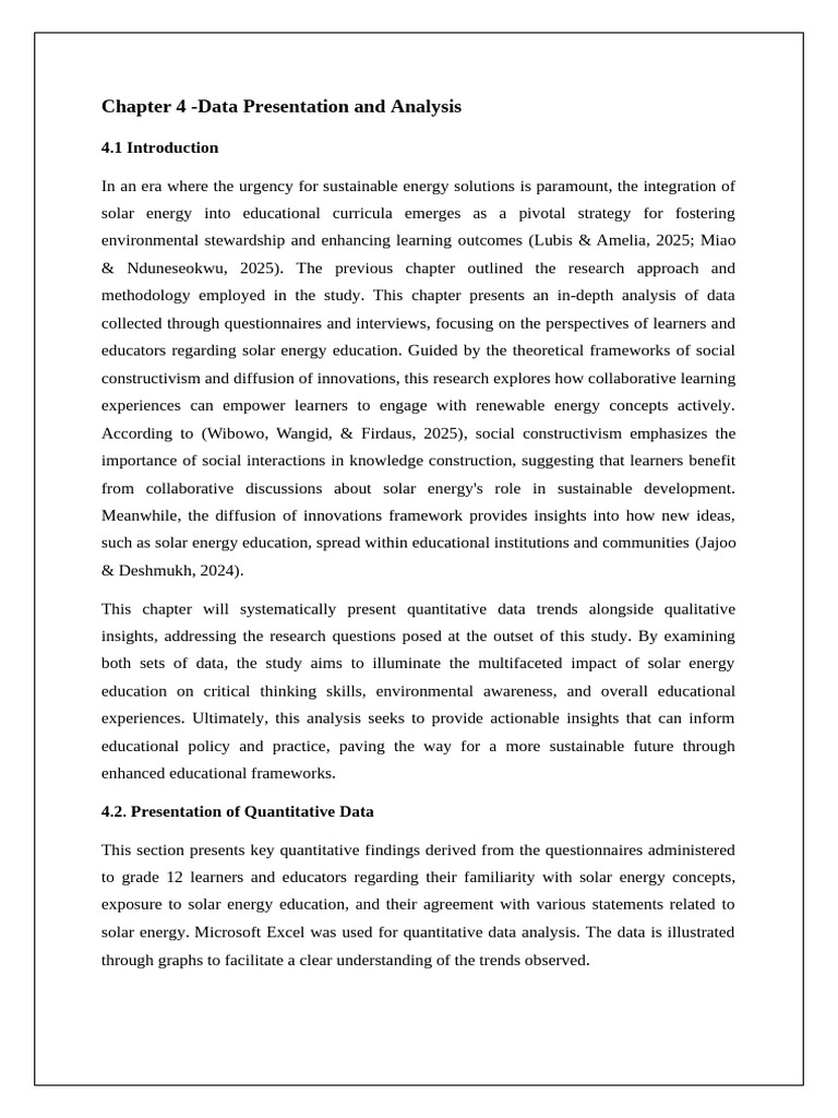 Chapter 4 - 22 March 2025 | PDF | Learning | Sustainability