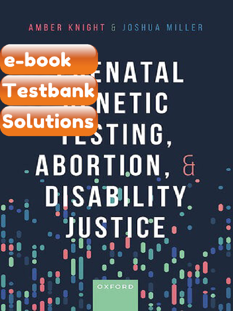Prenatal Genetic Testing Abortion and Disability Justice Amber Knight ...