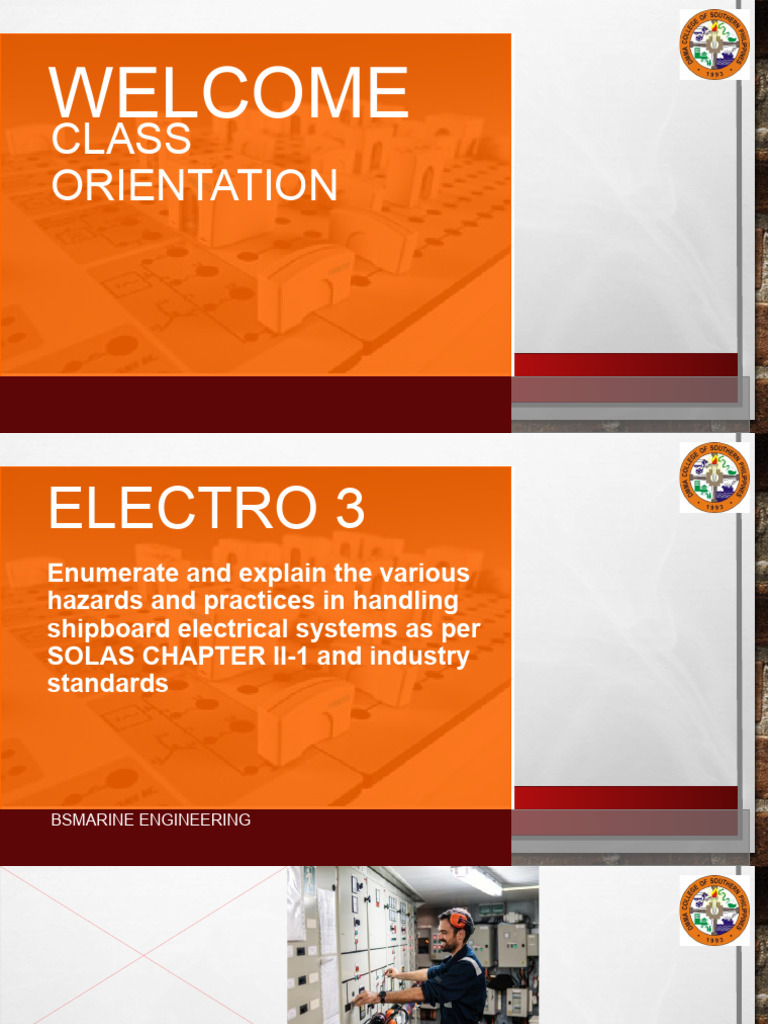 2 Solas Chapter II 1 | PDF | Electrostatic Discharge | Occupational ...