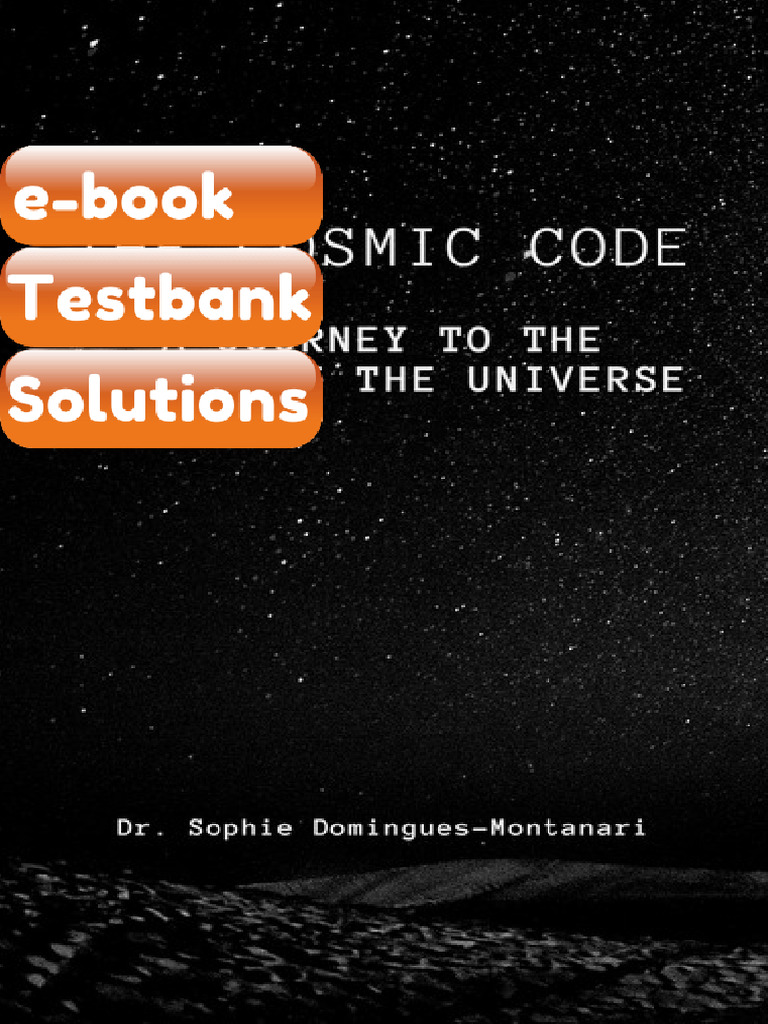 The COSMIC CODE a Journey to the Origin of the Universe ...