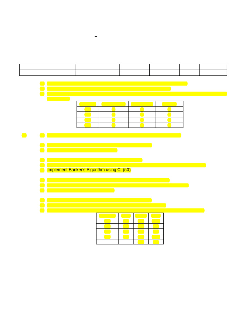 CS3461 SET 4 | PDF | Scheduling (Computing) | Computer Programming
