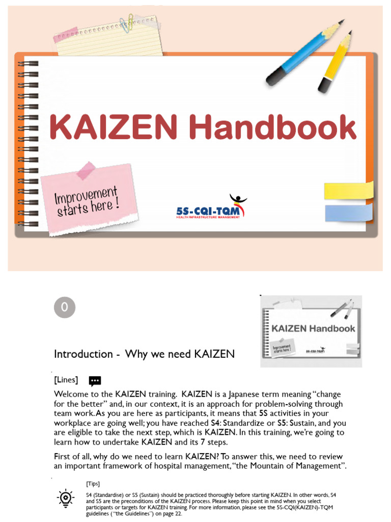 Uga KAIZEN Handbook-Part1 | PDF