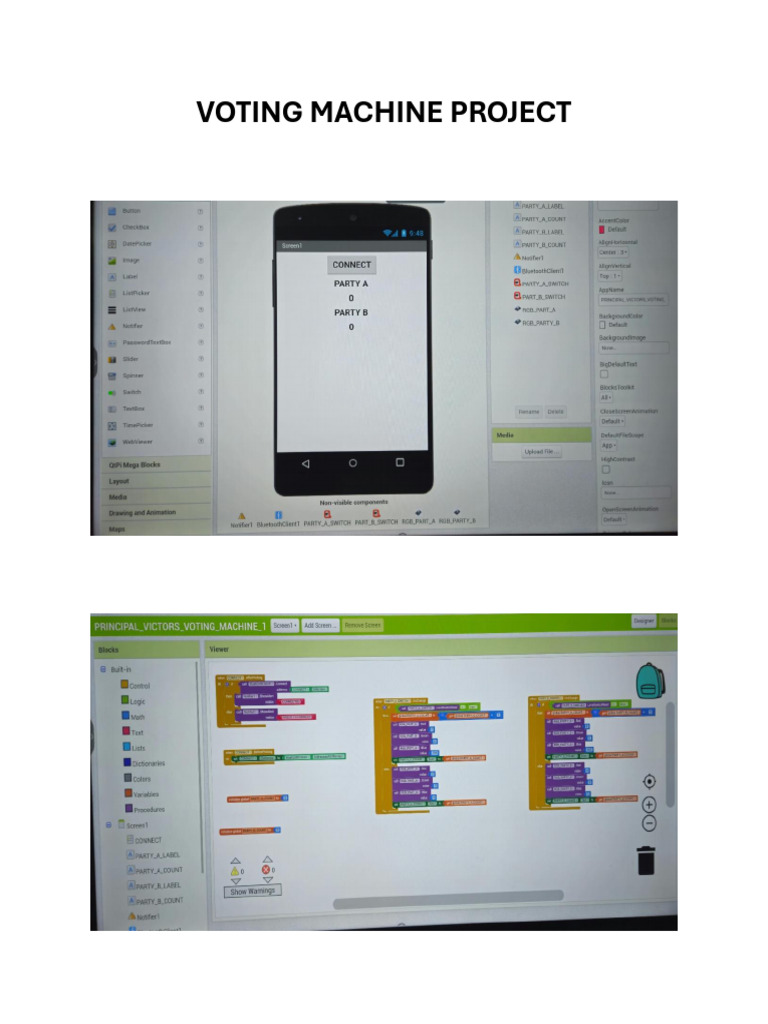 Voting Machine Coding | PDF