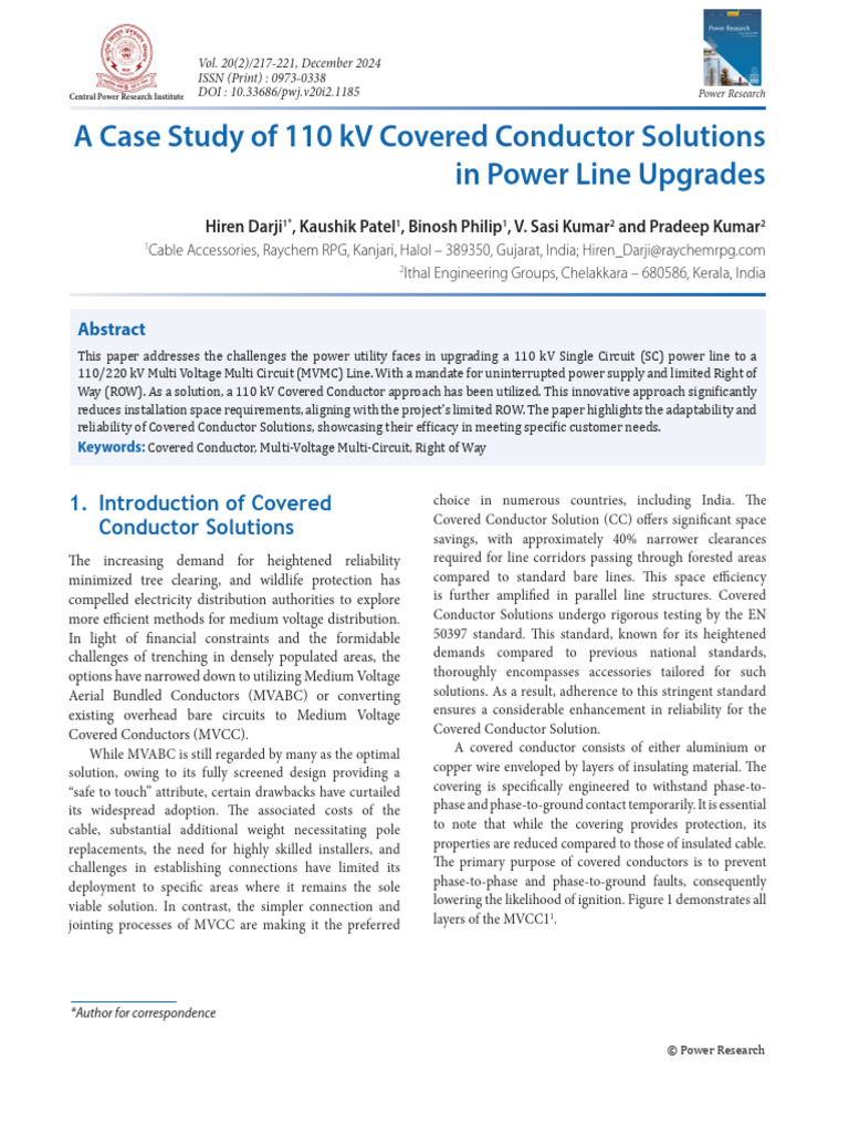 Covered Conductor Solution For HV EHC Power Transmission 1770123619 ...