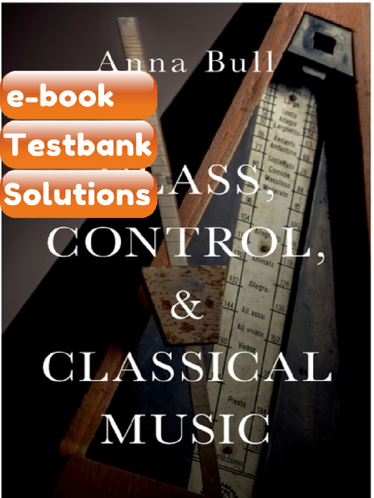 eBook & Testbank Class Control and Classical Music | PDF | Subscription ...