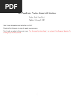 AP Precalculus Practice Exam Answers | PDF | Multiple Choice | Asymptote