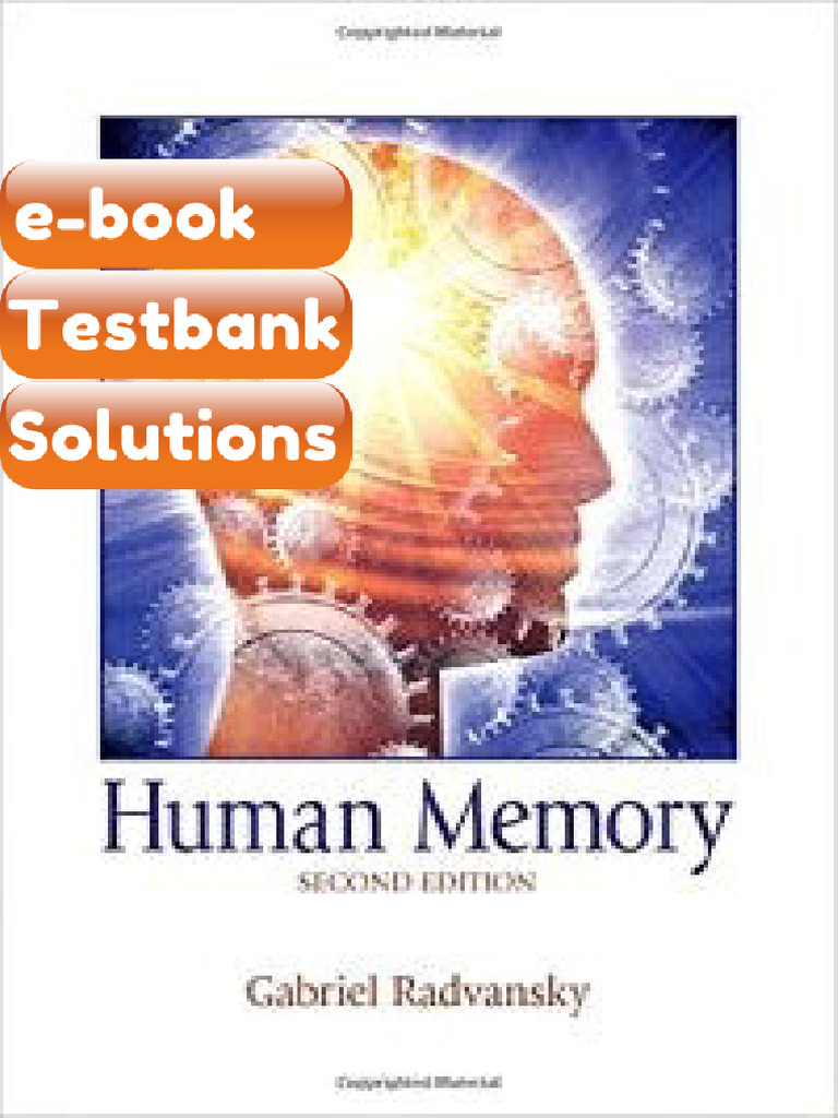 Testbank - Human Memory 2nd Edition | PDF | Neuroscience ...