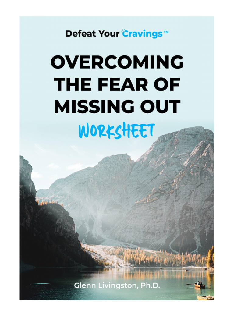 Overcoming The Fear of Missing Out Worksheet | PDF