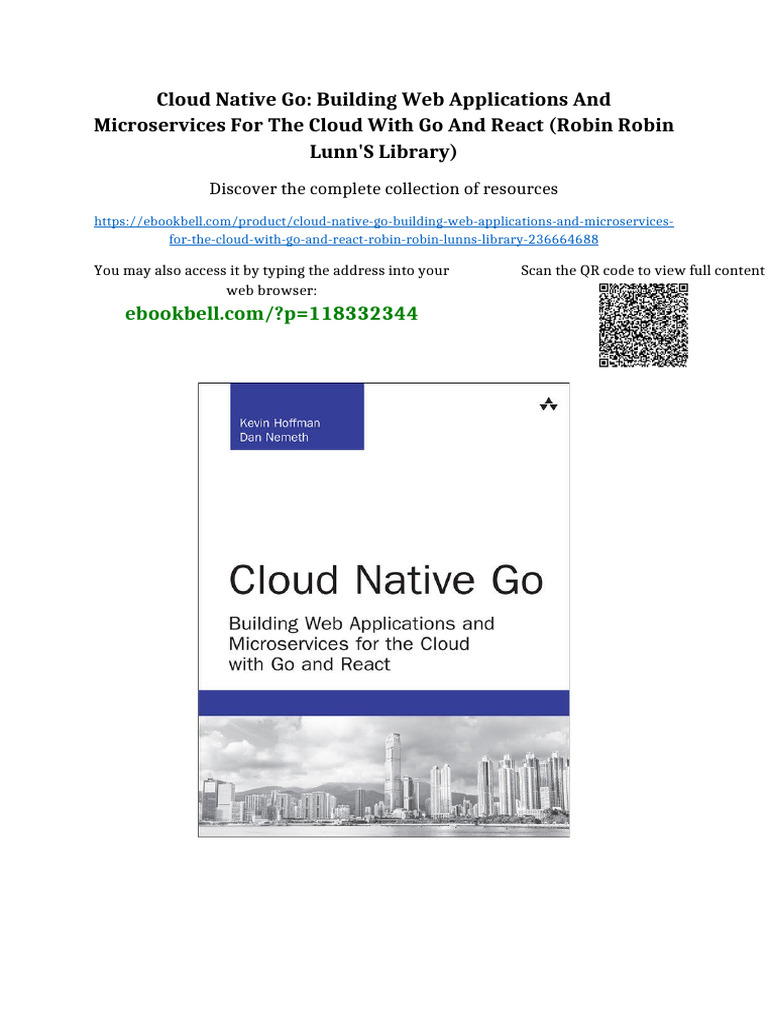 Cloud Native Go: Building Web Applications and Microservices For The ...