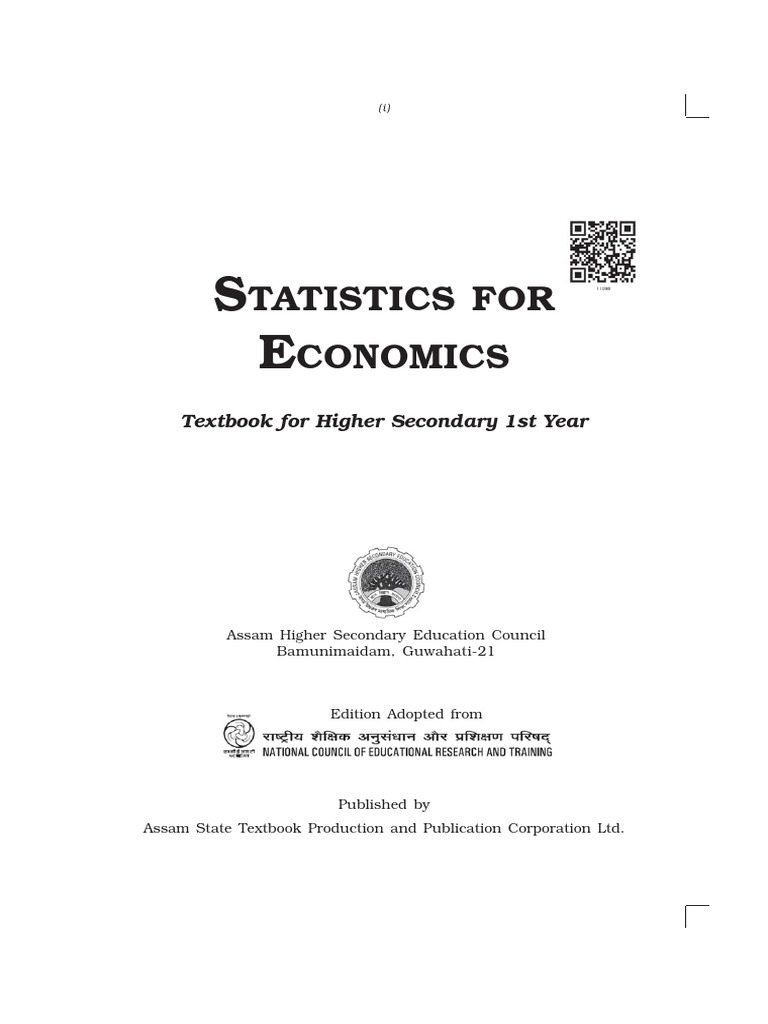 Statistics For Economics XI | PDF