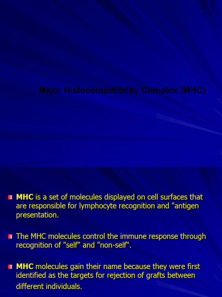 Major Histocompatibility Complex | PDF