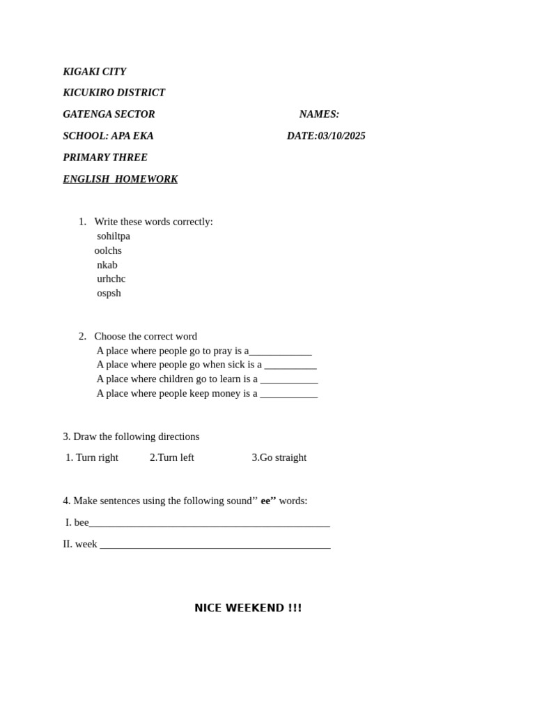 Eng Assessment 1 | PDF