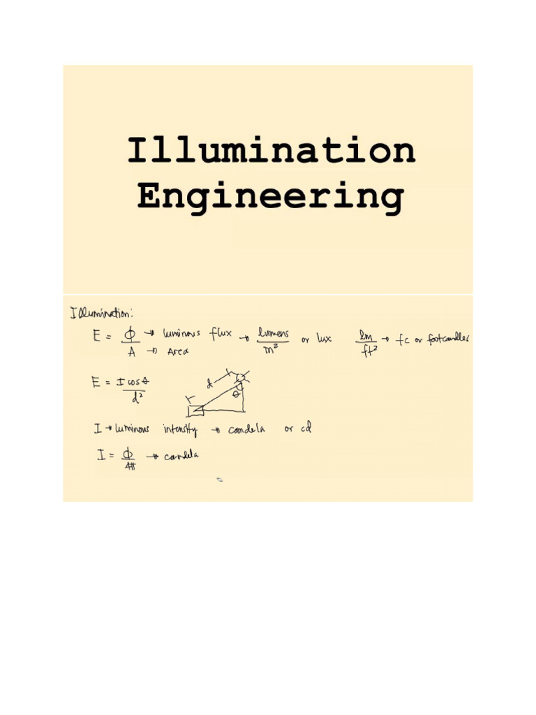 Illumination | PDF