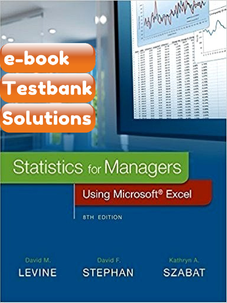 Testbank - Statistics For Managers Using Microsoft Excel 8th Edition ...