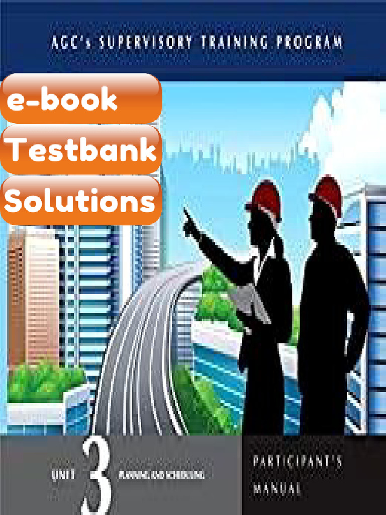 Testbank - Supervisor Training Program STP Unit 3 Participants Manual ...