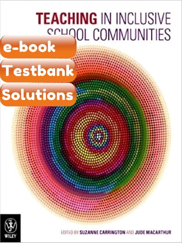Testbank - Teaching in Inclusive School Communities | PDF ...