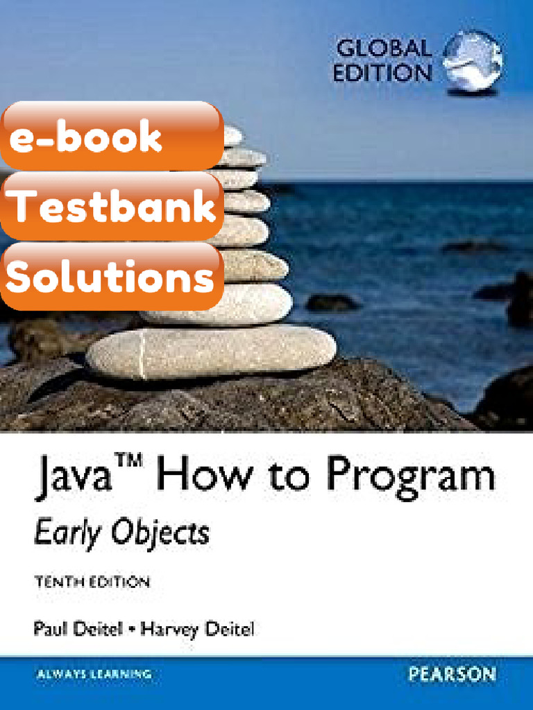 Testbank - Java How to Program Early Objects 10th | PDF | Subscription ...