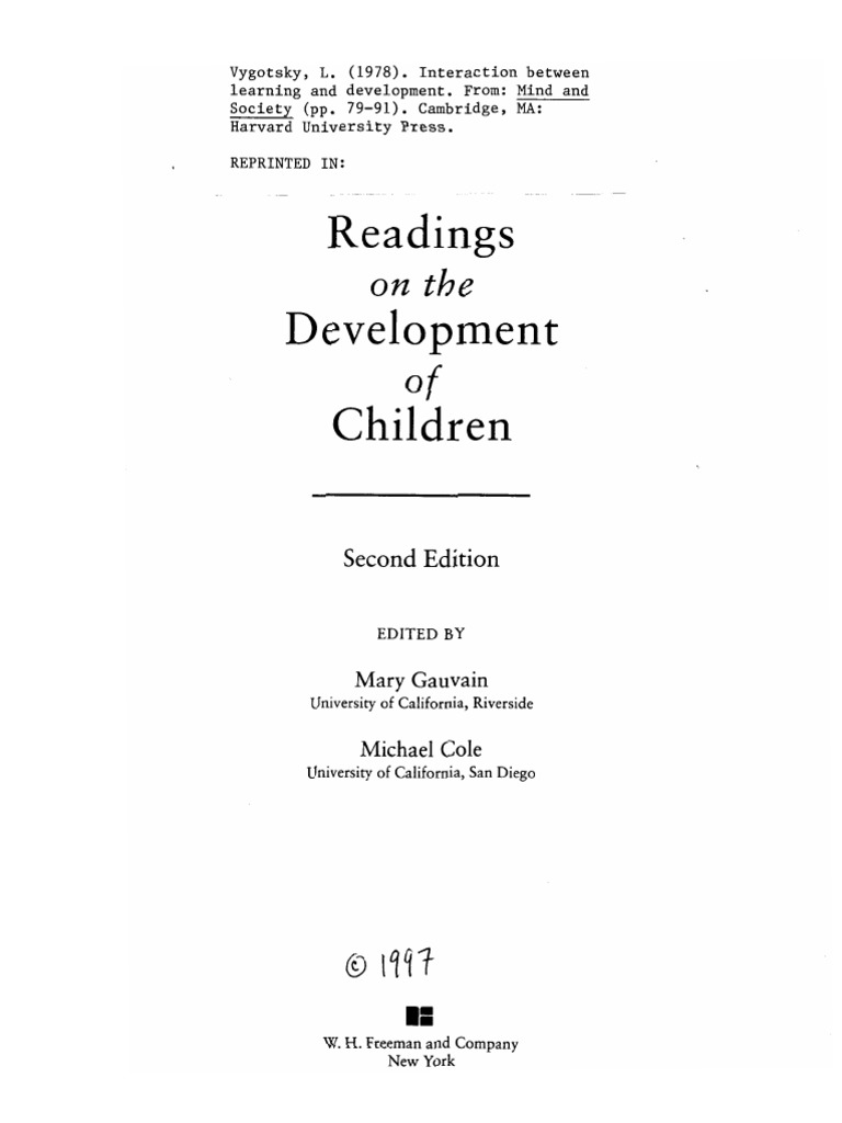 vygotsky 1978 reference