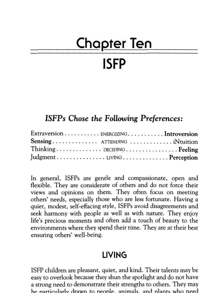 ISFP | PDF