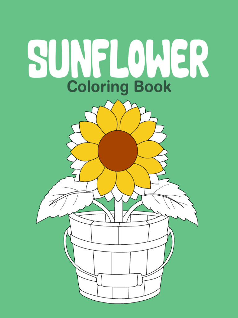 Sunflower Colouring Book | PDF
