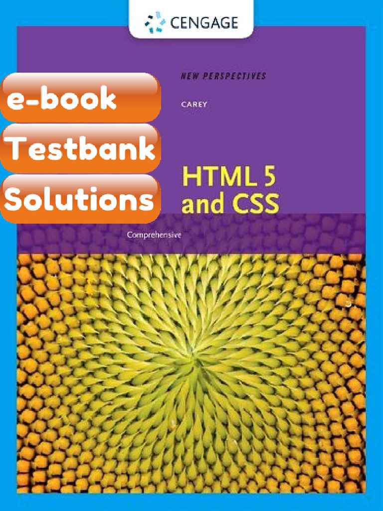 eBook & Testbank New Perspectives on HTML and CSS 8th Edition | PDF ...