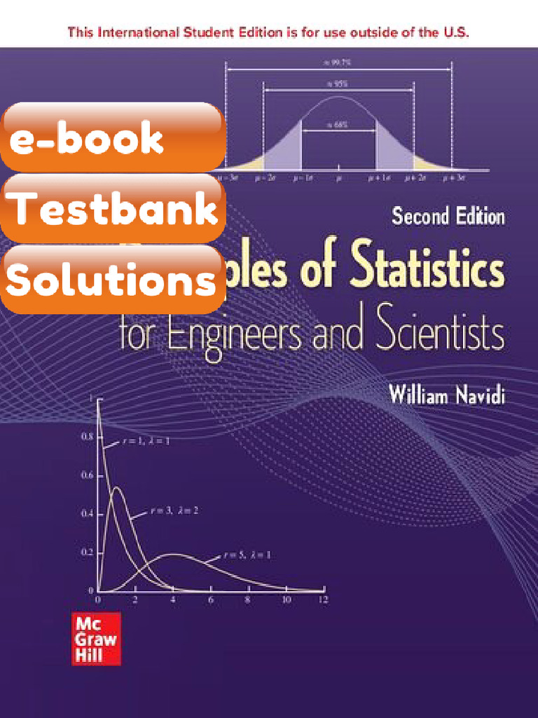 ISE Principles of Statistics For Engineers and Scientists ISE HED IRWIN INDUSTRIAL ENGINEERING ...