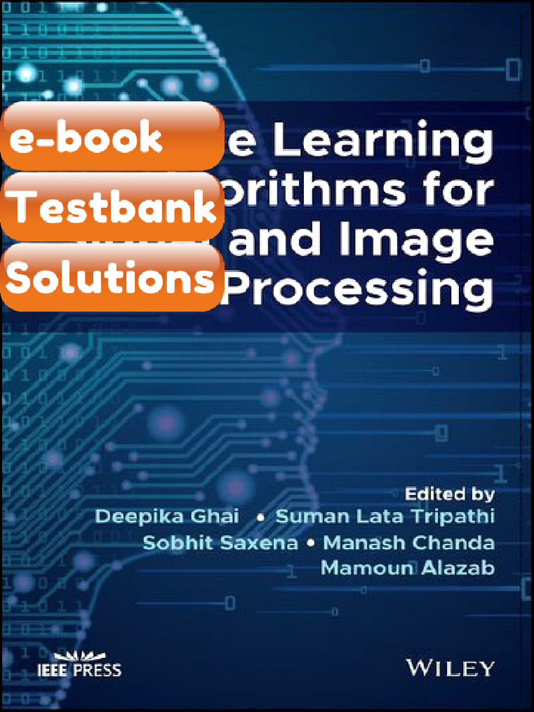 eBook & Testbank Machine Learning Algorithms for Signal and Image ...