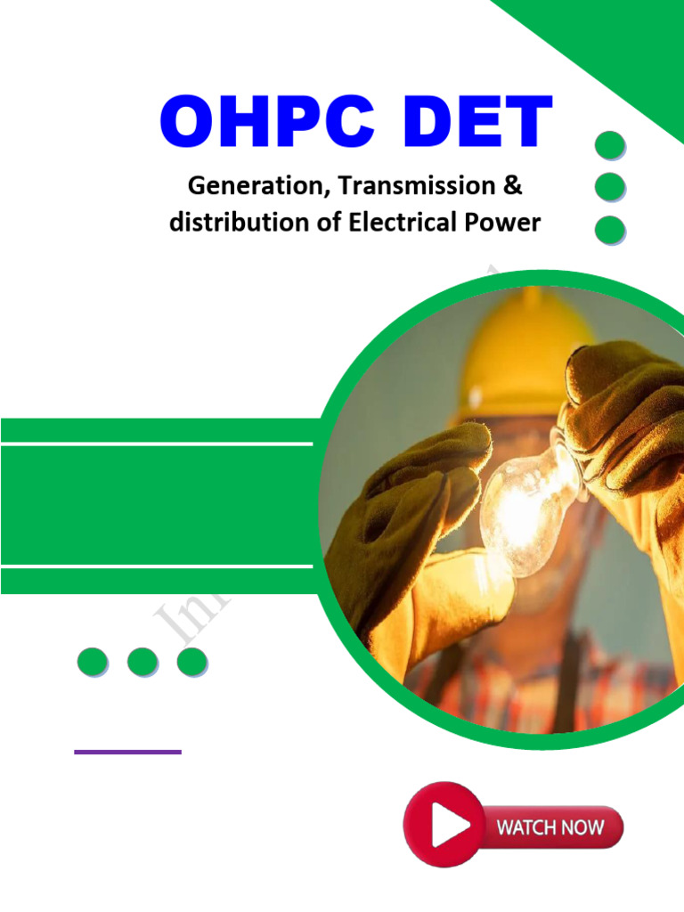 Generation, Transmission & Distribution of Electrical Power | PDF ...