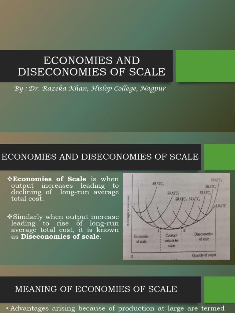 2 - Economies and Diseconomies of Scale | PDF | Economies Of Scale ...