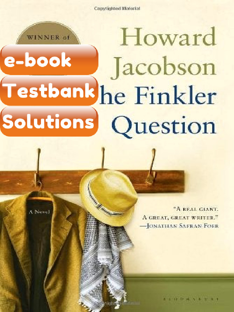 Testbank - The Finkler Question | PDF | Subscription Business Model ...