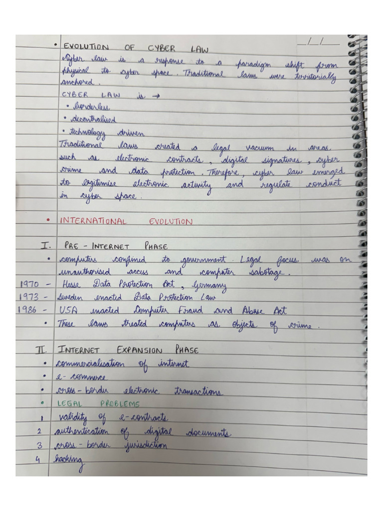 ITL Class Notes (Unit-1) | PDF