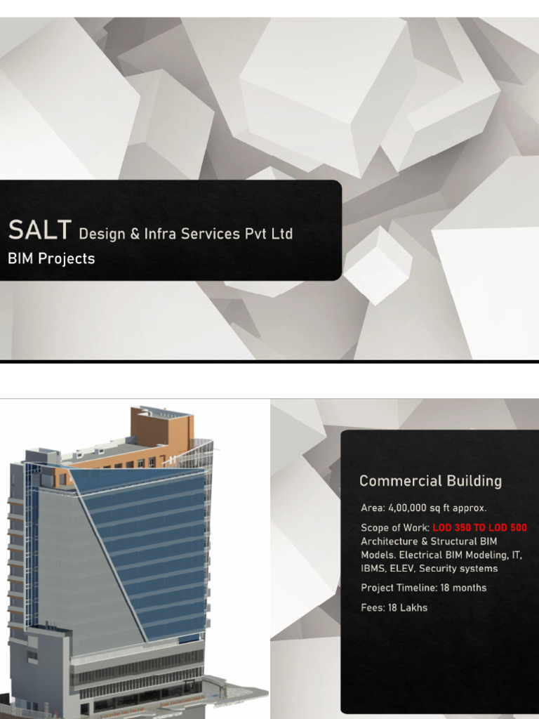 SALT Commercial Project BIM | PDF