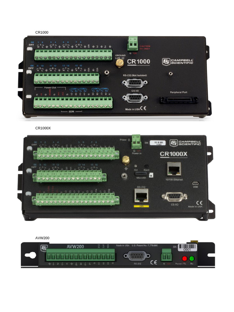 CR1000 (X) AM16 32B Connection | PDF