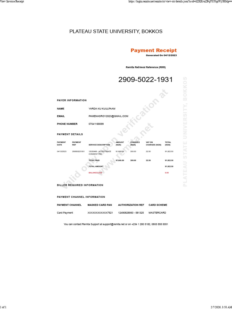 View Invoice Receipt 100 Reciept | PDF | Receipt | Payments